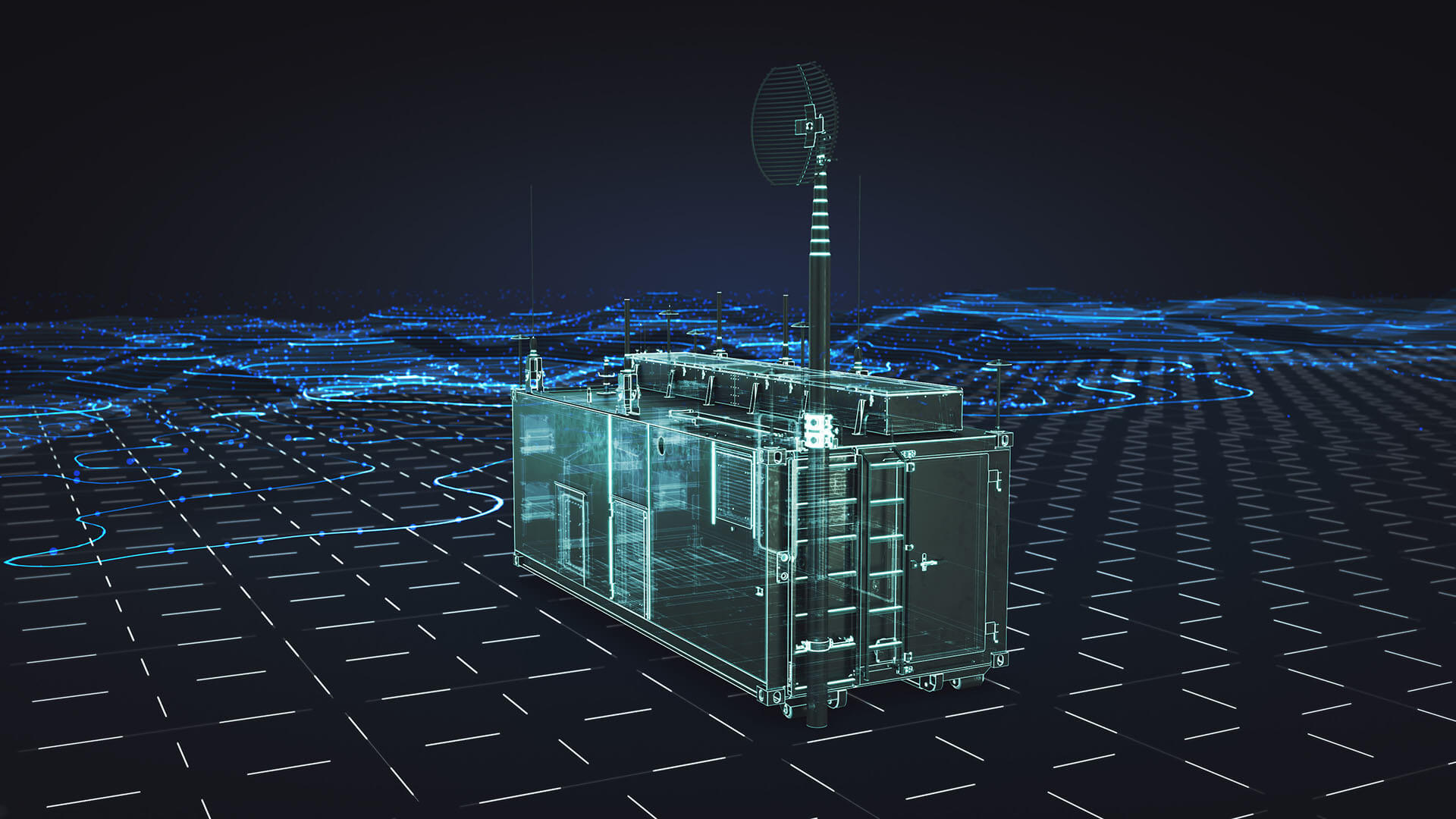 Röntgenkuva kontista karttaympäristössä kuvaushteessa 16x9.